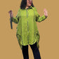 Transparente Big Striped Shirt (Kiwi or Blue)