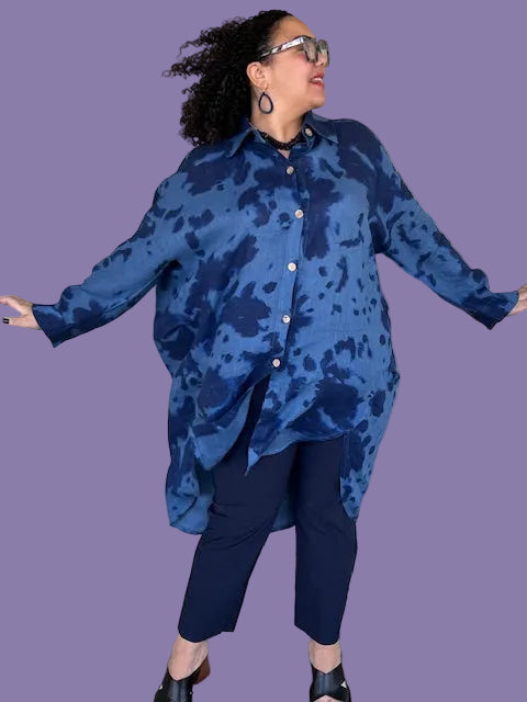 Transparente Tie Dyed Big Shirt