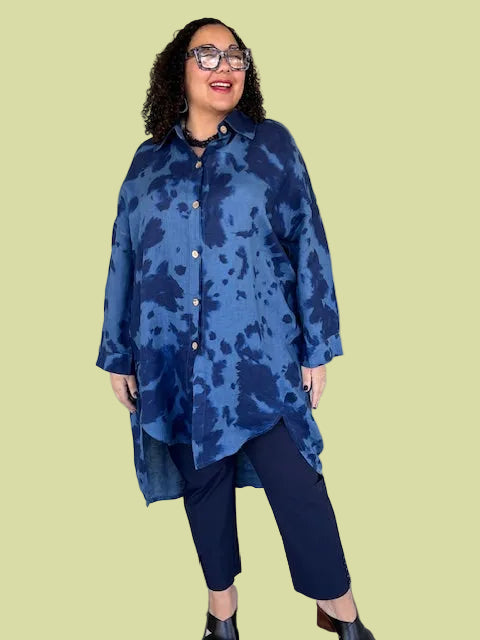 Transparente Tie Dyed Big Shirt