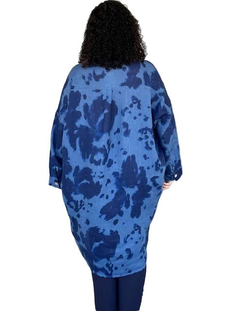 Transparente Tie Dyed Big Shirt