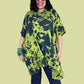 Transparente Ruffled Tie Dyed Tunic