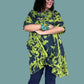 Transparente Ruffled Tie Dyed Tunic