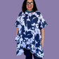 Transparente Ruffled Tie Dyed Tunic