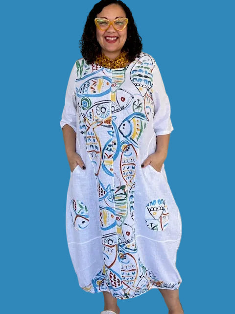 Transparente Fishes Dress