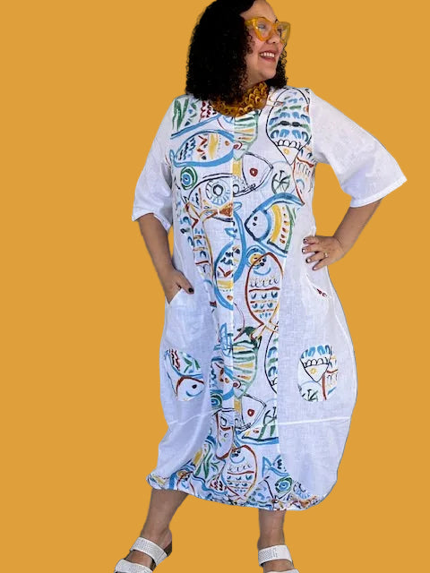 Transparente Fishes Dress