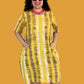Transparente San Fran Dress (Mustard or Black)