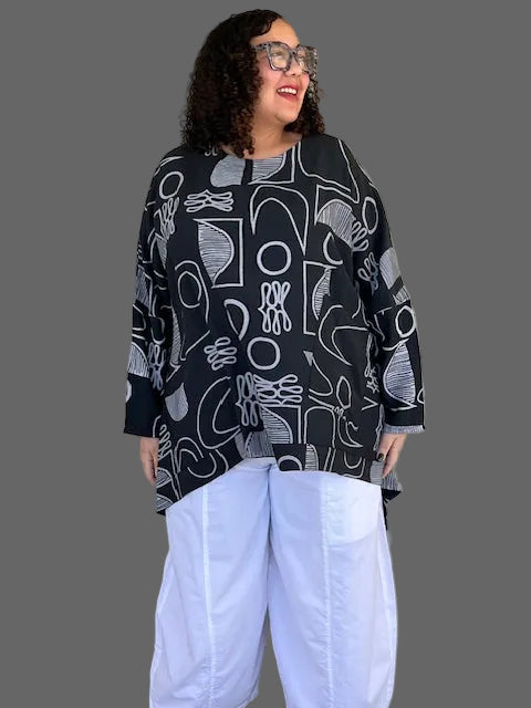 Transparente Naz Shirt (Black or Cream)