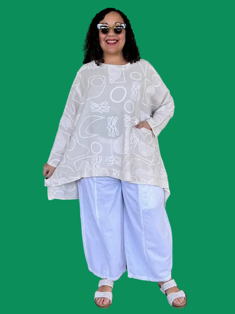 Transparente Naz Shirt (Black or Cream)