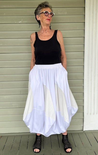 Kedem Sasson Tula Skirt (White)