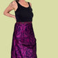 DTH 100% Silk Ikat Side Tuck Skirt