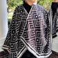 Reversible Diamond Ruana Wrap