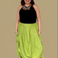 Transparente Marcy Two Skirt (Black or Kiwi)