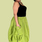 Transparente Marcy Two Skirt (Black or Kiwi)