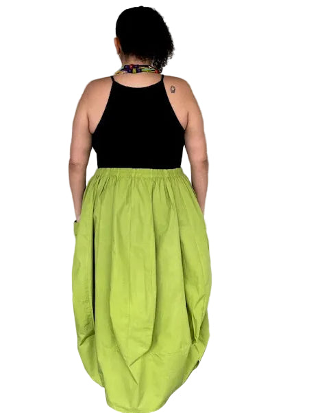 Transparente Marcy Two Skirt (Black or Kiwi)