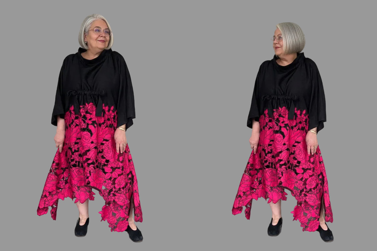DTH Floral Embroidered Dress