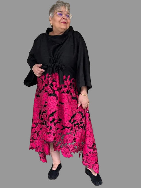 DTH Floral Embroidered Dress