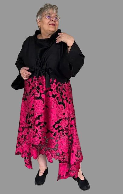 DTH Floral Embroidered Dress
