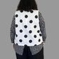 Vanite Couture Big Pocket Polka Dot Vest