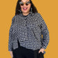 Vanite Couture Checkers Blouse