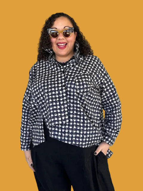 Vanite Couture Checkers Blouse