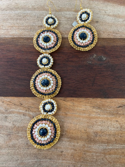 Asymmetrical Beaded Earrings