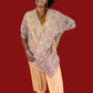 Vintage Tiles Pink Kimono
