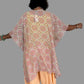 Vintage Tiles Pink Kimono