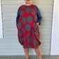 Panel Jumper - Big Polka Dots (Black or Red)