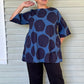 Simple Tunic- Big Polka Dots (Red or Dark Blue)