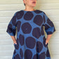 Simple Tunic- Big Polka Dots (Red or Dark Blue)