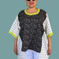 DTH 100% Plaid and Cotton Oversized Top