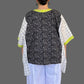 DTH 100% Plaid and Cotton Oversized Top