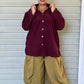 Gerties Eleven Stitch Criss Cross Yoke - Olive  or Port Corduroy