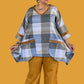 DTH 100% Cotton 2-Pocket V-Neck Top