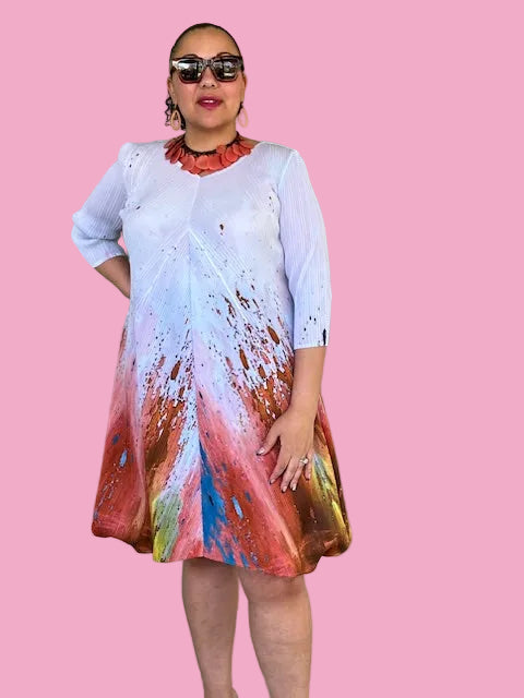 Vanite Couture Paint Splash Dress