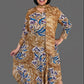 Vanity Couture Gold Flower Dress