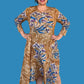 Vanity Couture Gold Flower Dress