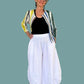 Vanity Couture Gather Hem Pants