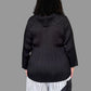 Vanite Couture Wrap Top (Black or Royal Blue)
