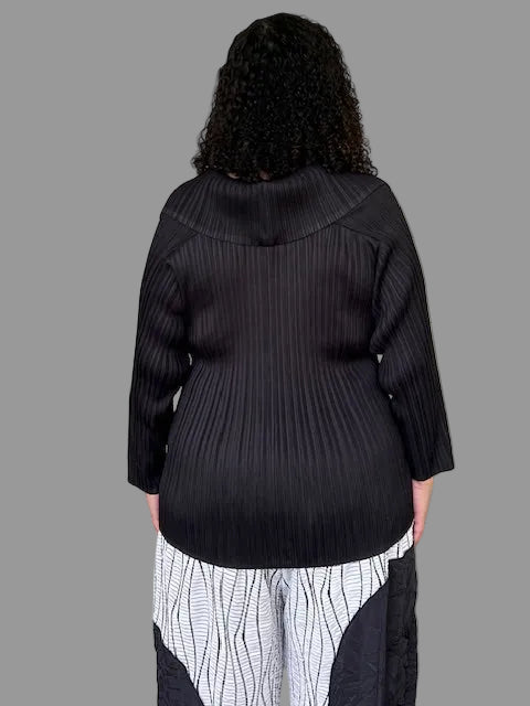 Vanite Couture Wrap Top (Black or Royal Blue)
