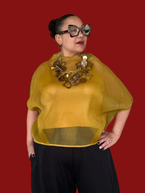 Wild Stand Collar Boxy Top