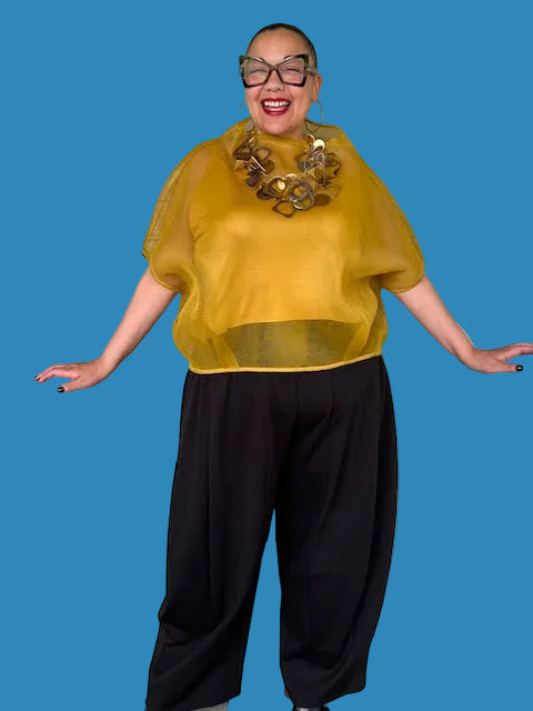 Wild Stand Collar Boxy Top