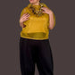 Wild Stand Collar Boxy Top