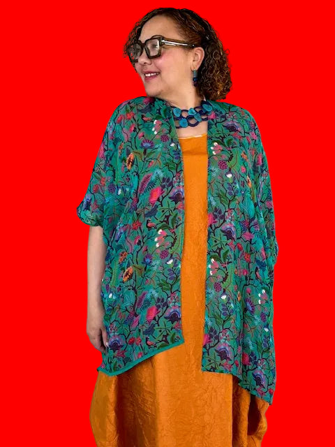 Emerald Green Ruana