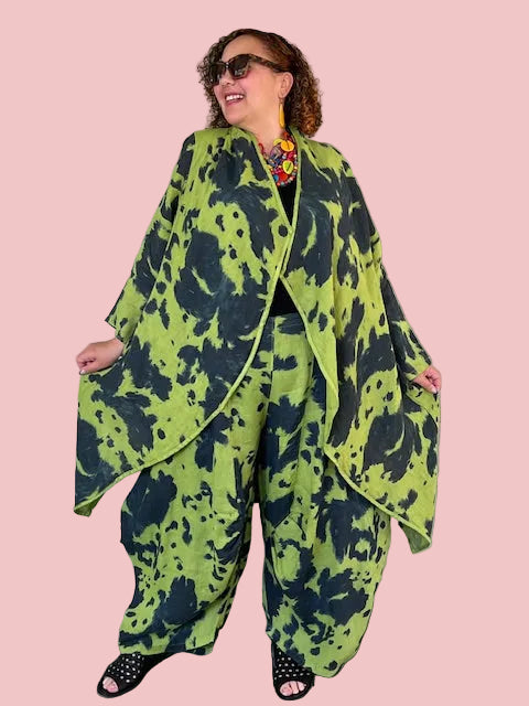 Transparente 100% Linen Hand Dyed Jacket / Duster (Copy)