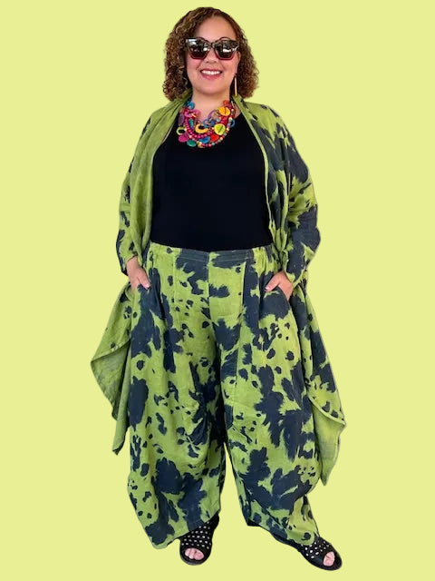 Transparente 100% Linen Hand Dyed Jacket / Duster (Copy)