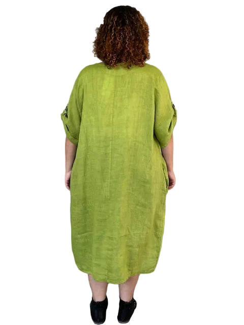 Transparente 3-Button Tunic (Red, White, Black, or Kiwi)