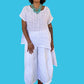 DTH 100% LInen  Sideways Top with Cap Sleeves
