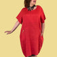 Transparente Zada Dress (Red, White, Black)