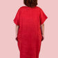 Transparente Zada Dress (Red, White, Black)